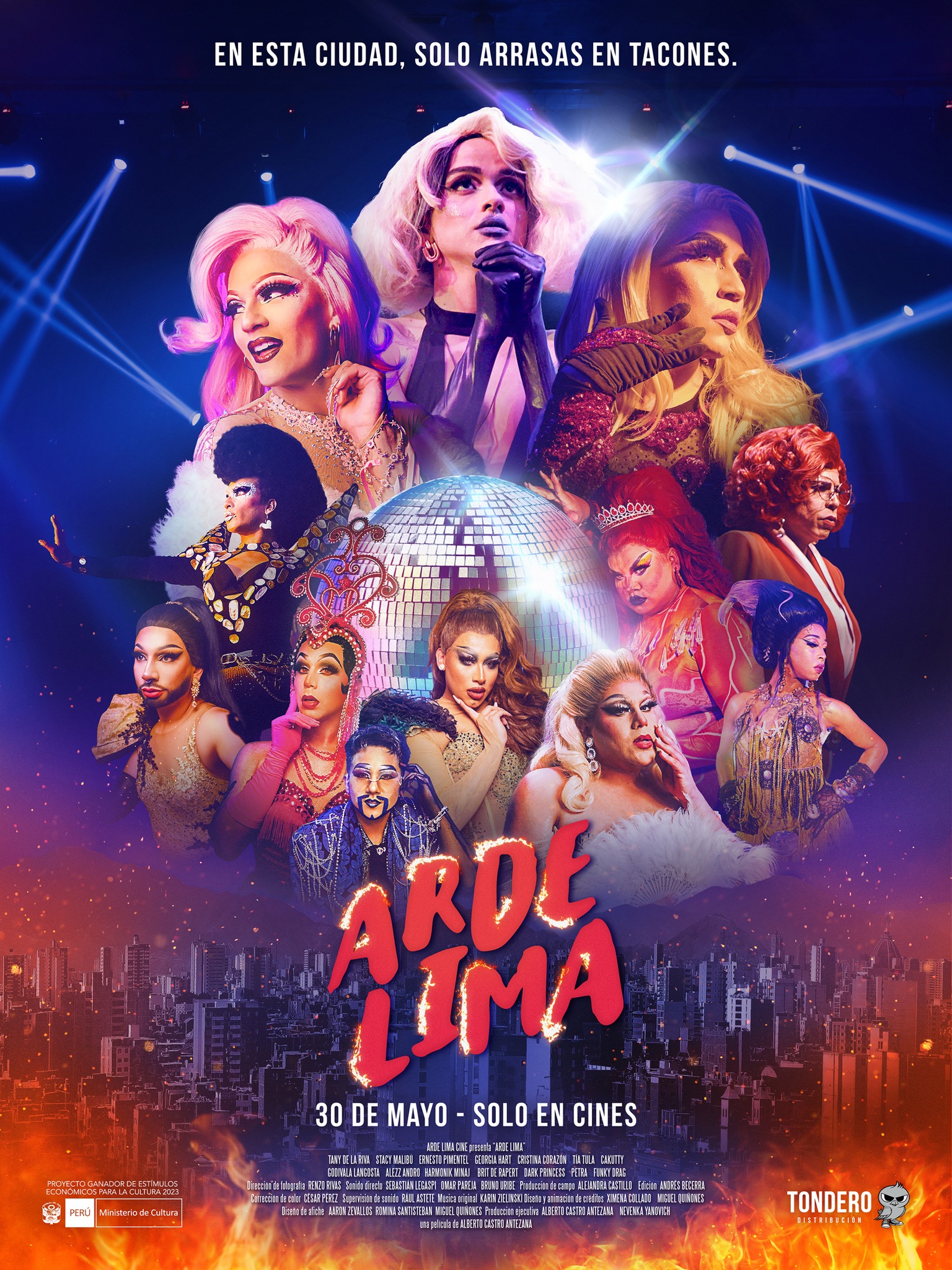 Arde Lima documental drag queens Lima Peru 2024 Filmin Alberto Castro